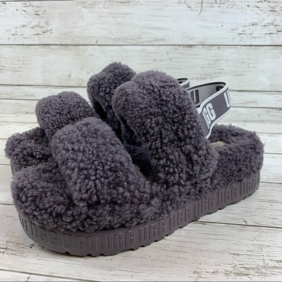 UGG Oh Flufflita Platform Sandals Slippers - Picture 5 of 14
